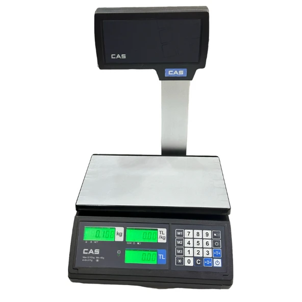 Cas Er Jr Set üstü Terazi 30  Kg Boyunlu Fiyat Hesaplamalı ürün görseli 1