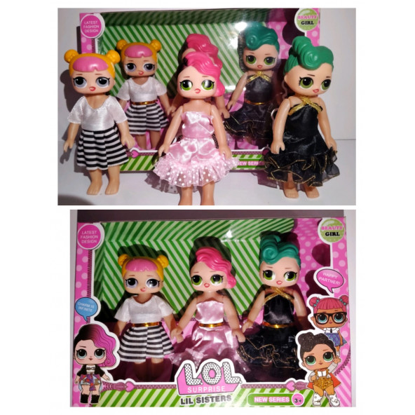 Lol Lil Sisters 3 Lü Bebek Sürprise L.o.l Yeni Seri -865A - 2