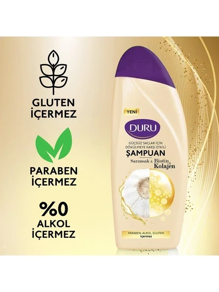 Duru Şampuan Biotin & Sarımsak & Isırgan 500 ml ürün görseli 1
