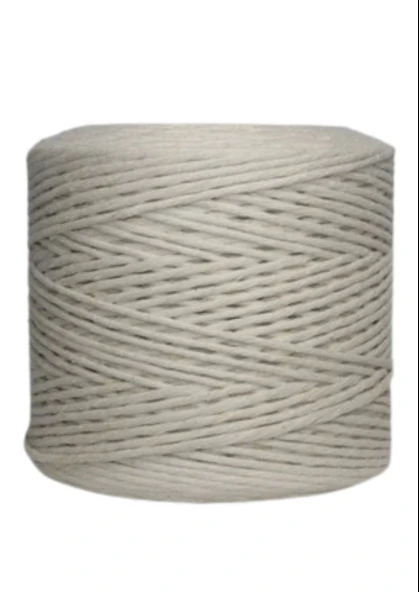 Pamuk Makrome 4 mm İp Krem ürün görseli 1