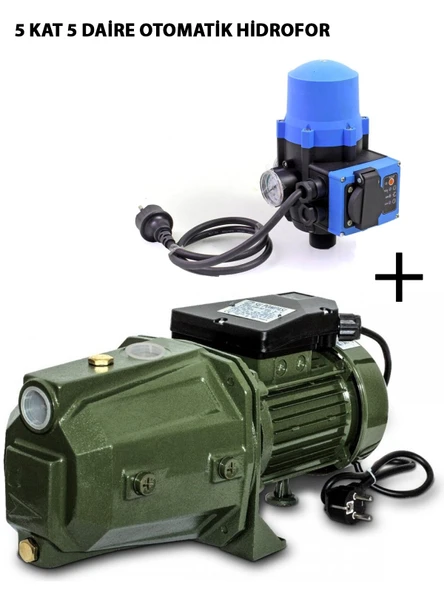GERMANY STYLE Mrs Max 1 HP 1" Su Pompası Paket Hidrofor Su Pompası JET100