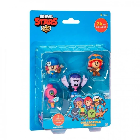 PMI/BRW2040 Brawl Stars 5'li Figür -Necotoys - 2