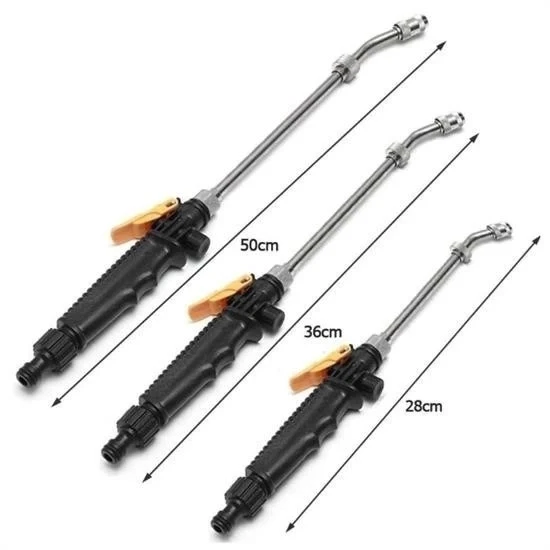 Water Jet Yüksek Basınçlı Su Püskürtme Oto Yıkama Aparatı Bahçe Sulama Aracı 50 Cm - 5