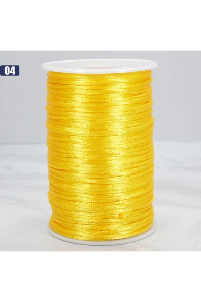Sıçan Kuyruğu İp 2 mm Sarı 100mt - 1