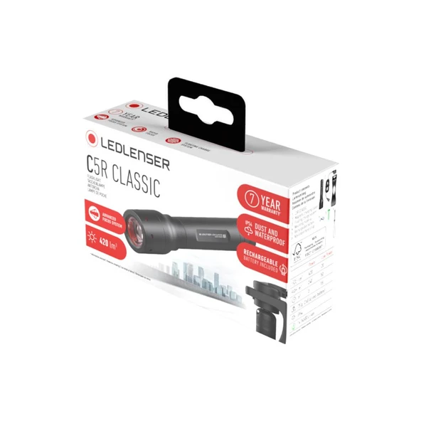 Ledlenser C5R Classic Şarjlı El Efeneri – 7 Yıl Garanti - Resim 4
