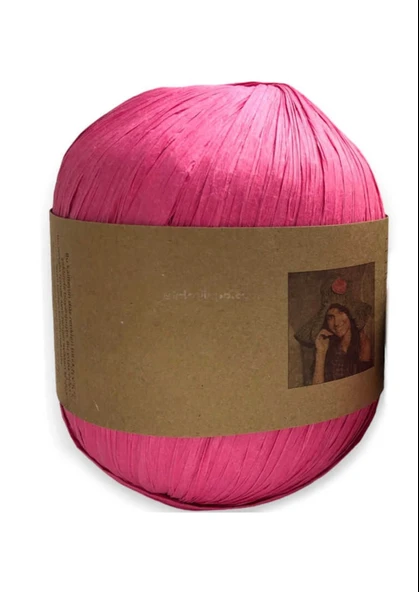 Rafya İp 50 gr Fuşya 75 ürün görseli 1