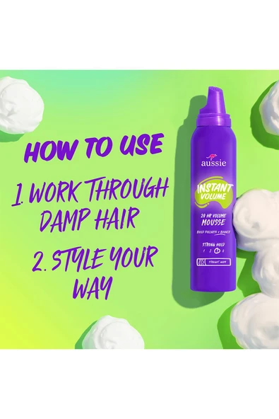 Aussie Instant Volume Hacimlendirici Saç Köpüğü 170GR - 6