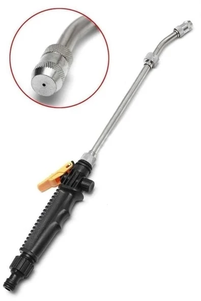 Water Jet Yüksek Basınçlı Su Püskürtme Oto Yıkama Aparatı Bahçe Sulama Aracı 50 Cm - 8