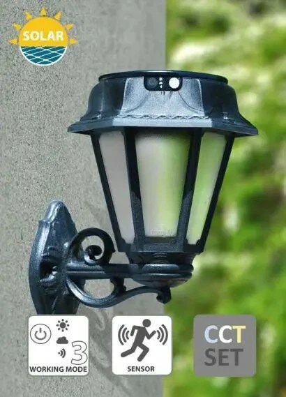 FUMAGALLI BISSO/ROSETTA BLACK SOLAR LED Q150 PIR 4000K - 2