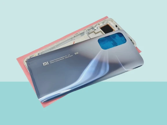 Tkgz - Xiaomi Mİ 10T FULL KASA Arka Kapak Batarya Kapağı - GRİ ürün görseli 1