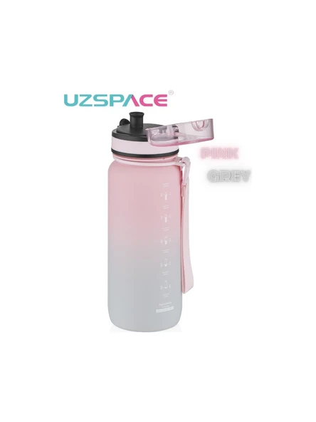 Vagonlife Uzspace 650 Ml Gradient Renk Tritan Su Matarası 3037 Pink Grey - 3