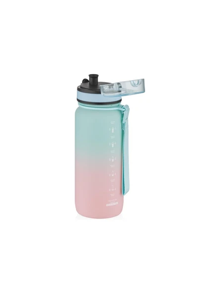 Vagonlife Uzspace 650 Ml Gradient Renk Tritan Su Matarası 3037 Mint Pink