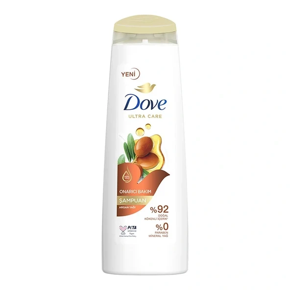 Dove Ultra Care Saç Bakım Şampuanı Onarıcı Bakım Argan Yağı 400 ml ürün görseli 1
