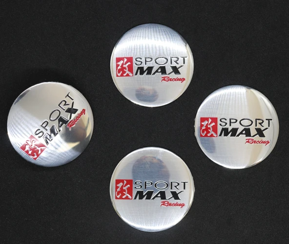Jant Göbek Arma İthal Metal Sticker SportMax Racing Dizayn - 5