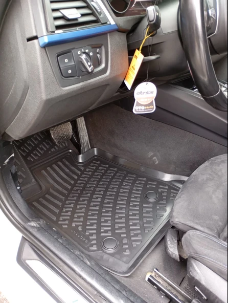 Rizline Bmw 3 Serisi F30   2011-2019  3D Havuzlu Paspas Siyah - Resim 2