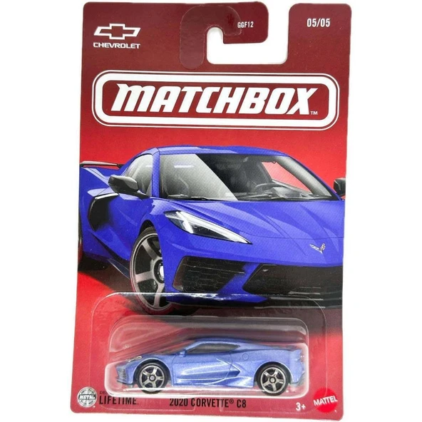 Matchbox Temalı Arabalar - 2020 CORVETTE C8 JCG56 - 4