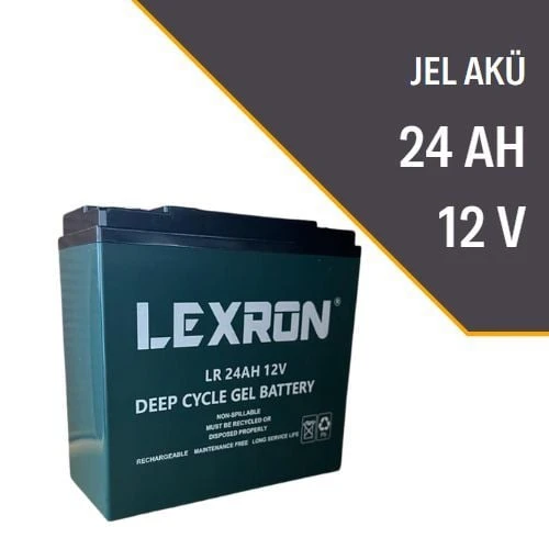 Lexron 24Ah 12V Jel Akü - 2