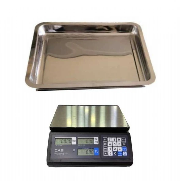 Cas Paslanmaz Kefe Er Jr Terazi İçin Uyumlu Terazi Değildir