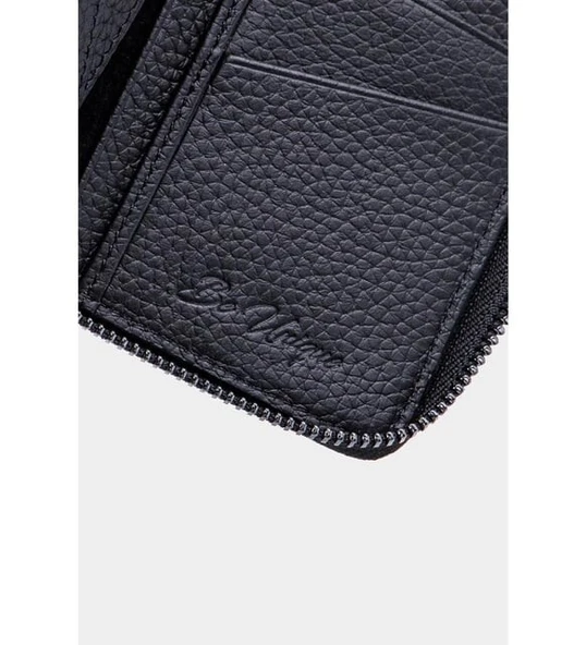 Grande Siyah Hakiki Deri Erkek Cüzdan 1780 - Resim 3