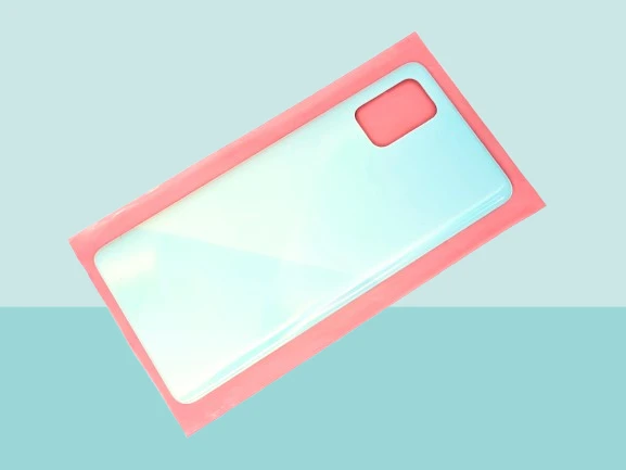 Tkgz - Samsung Galaxy A71 A715 Arka Kapak Batarya Kapağı - MAVİ ürün görseli