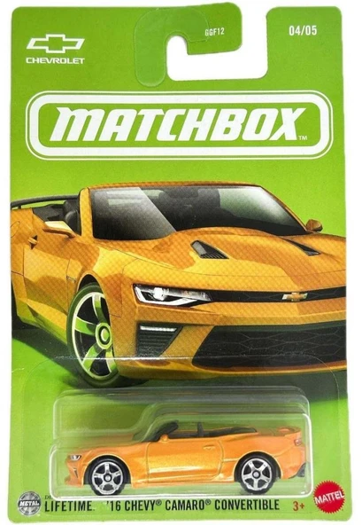 Matchbox Temalı Arabalar - 16 CHEVY CAMARO COVERTIBLE JCG55 - 4