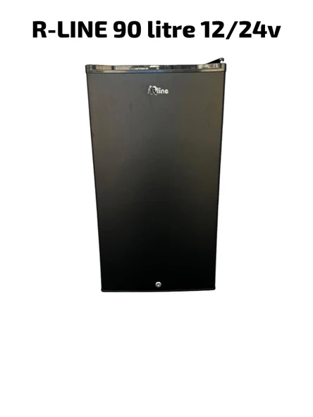 R-LİNE  90 Lt Karavan Tekne Buzdolabı Kompresörlü 12/24v Siyah