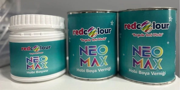 Redcolour Neo Max Hobi Boyası 0,5 Lt ve Verniği 0,5 Lt ürün görseli