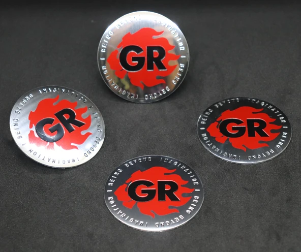 Jant Göbek Arma İthal Metal Sticker GR Dizayn ürün görseli 1