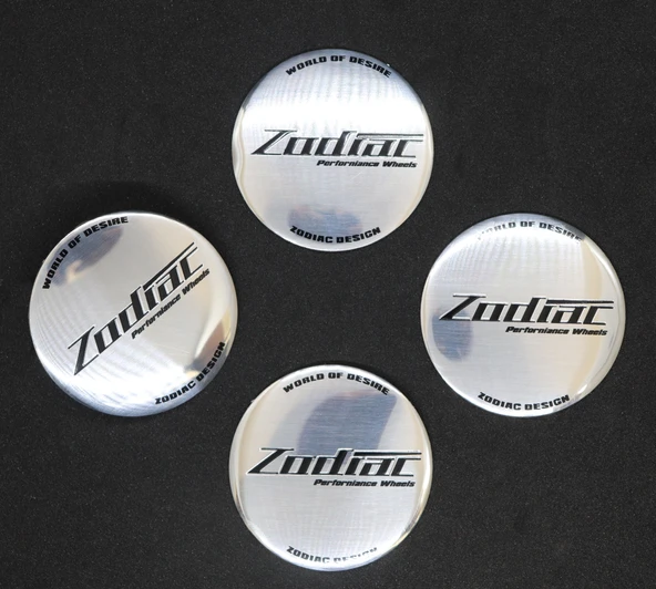 Jant Göbek Arma İthal Metal Sticker Zodiac Dizayn - Resim 5