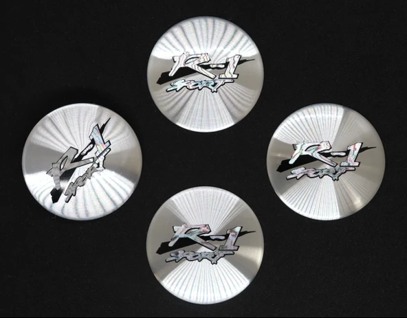 Jant Göbek Arma İthal Metal Sticker R-1 Sport Dizayn - Resim 5
