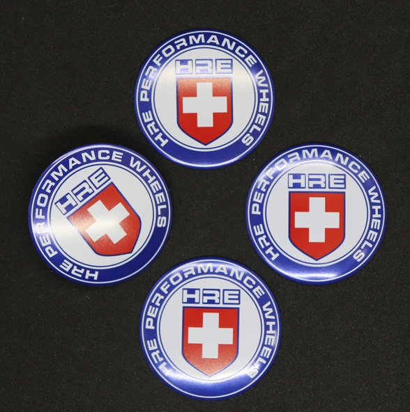 Jant Göbek Arma İthal Metal Sticker HRE Dizayn - Resim 5