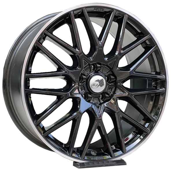 Jant Göbek Arma İthal Metal Sticker F1 Damalı Dizayn - 3