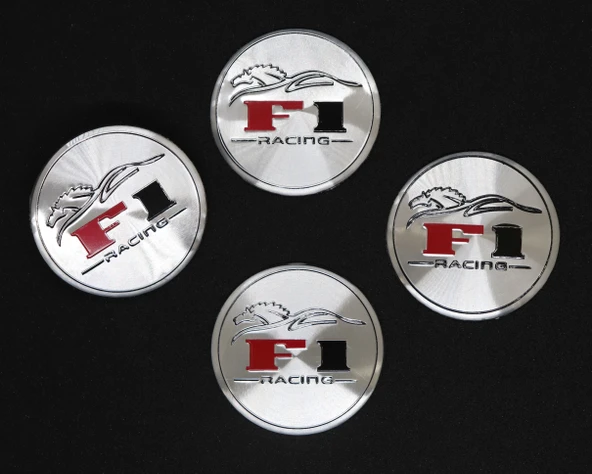 Jant Göbek Arma İthal Metal Sticker F1 Racing Dizayn - Resim 5