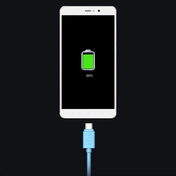 Joyroom JR-S118 Type-C USB Hızlı Şarj ve Data Kablosu 1m Mavi - Resim 5