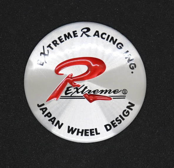 Jant Göbek Arma İthal Metal Sticker Extreme Racing Dizayn - Resim 4