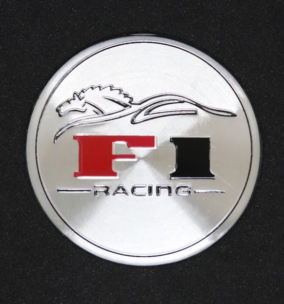 Jant Göbek Arma İthal Metal Sticker F1 Racing Dizayn - Resim 4
