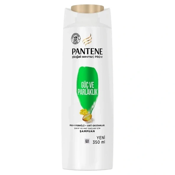 Pantene Pro-V Cansız Saçlar İçin Güç ve Parlaklık Şampuan 350 ml ürün görseli 1