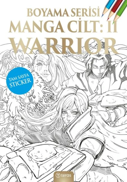 Manga Boyama Cilt II: Warrior ürün görseli