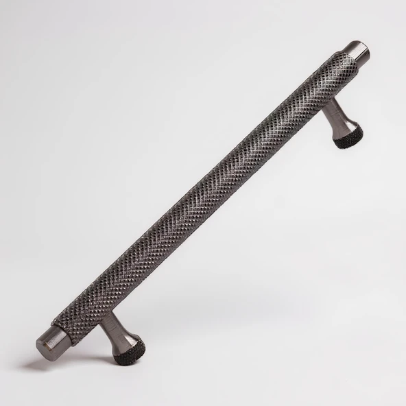 Martin Füme Metal Kulp 128 mm Mobilya Çekmece Mutfak Dolabı Dolap Modern Kapak Kulpları Grip Desen - 8