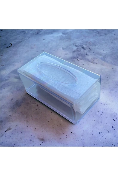 Buclee Şeffaf Peçete Organizeri , Peçetelik , Organizer Kutu Kırılmaz - Resim 3