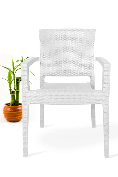 KASTAMONU PLASTİK Violet Rattan 90x150 Trend Lüx 6 Kişilik Masa Takımı - 4