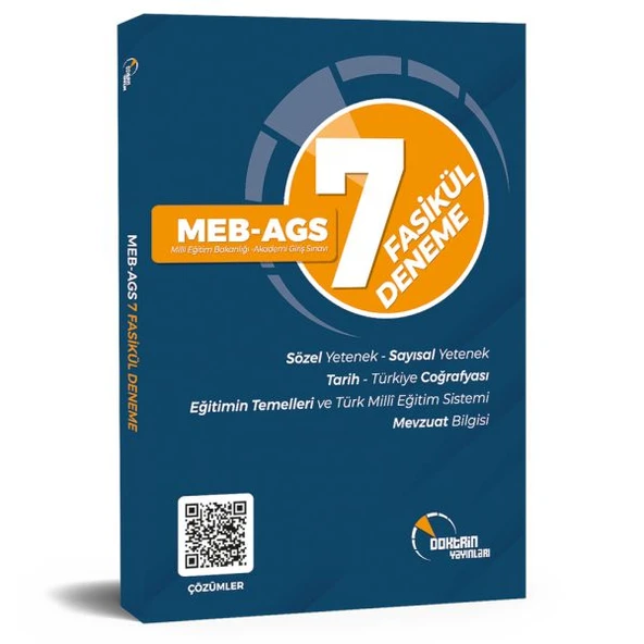 Doktrin Yayınları MEB AGS 7 li Deneme Sınavı ürün görseli