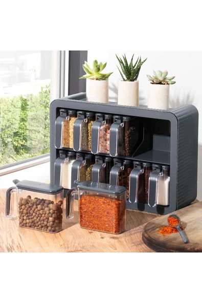 Buclee Plastik 12Lİ BAHARATLIK SET 13 250 - 499 ml ürün görseli 1