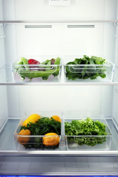 Buclee Dalia 6'lı 12 Parça Kapaklı Buzdolabı Düzenleyici, dolap İçi Düzenleyici, organizer, Saklama Kabı - Resim 2