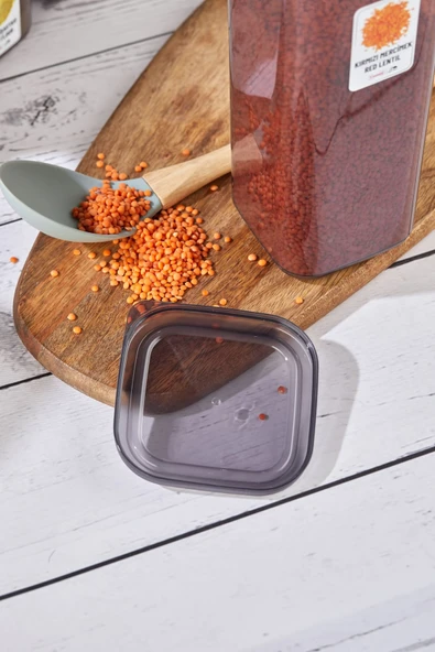 Buclee 12 li 24 Adet Kare Su Sızdırmaz Saklama Kabı  Baharatlık Seti Etiketli Kolay Görünüm Düzenleme Seti - Resim 3