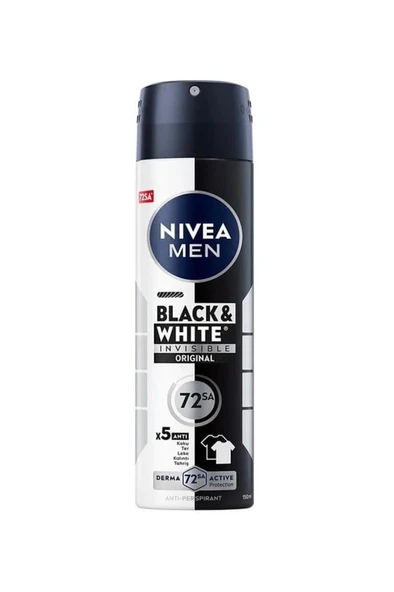 Nivea Men Invisible Black & White Original 150 ml Erkek Deodorant