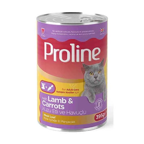 Proline Kuzulu Havuçlu ve Pate Yetişkin Kedi Konservesi 395 Gr ürün görseli 1
