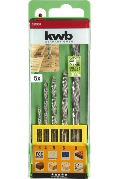 Kwb Ahşap Uç Seti 5 Parça - 49511900