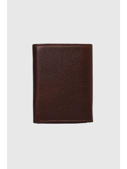 Grande Kahve Hakiki Deri Mıknatıslı Erkek Cüzdan 1414 - Resim 3