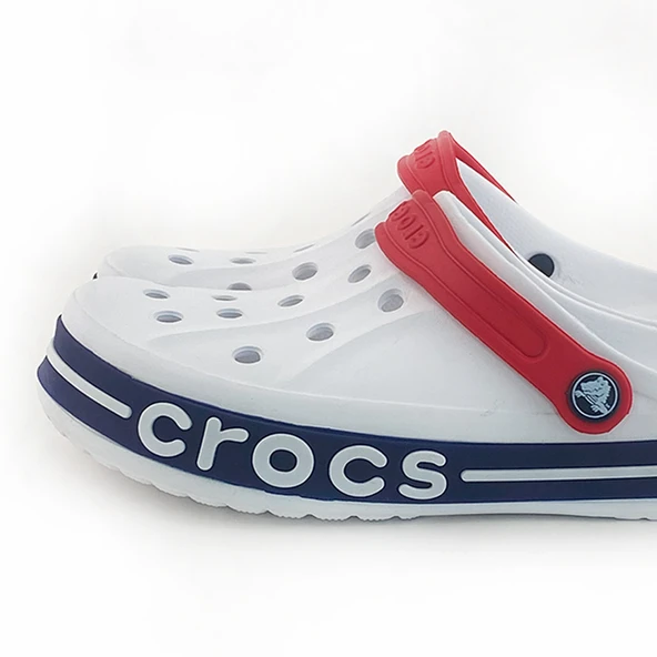 CROCS BAYABAND UNİSEX BEYAZ KIRMIZI BANT - 2